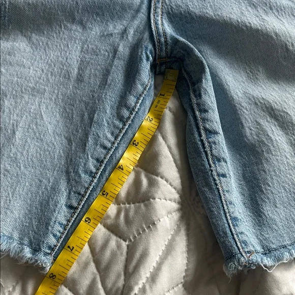 Anthropologie Pilcro women’s Jean shorts 8 inch inseam cotton - Picture 6 of 8